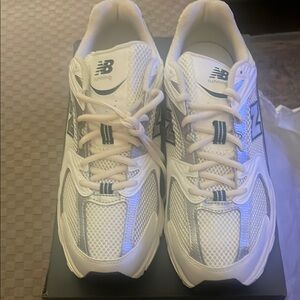 New Balance White Running Shoes